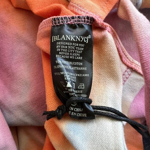 Blank NYC Pink sweater women sweet spot sweater long sleeve hoodie size M boho - Picture 12 of 12